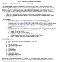 Phd research proposal chemistry